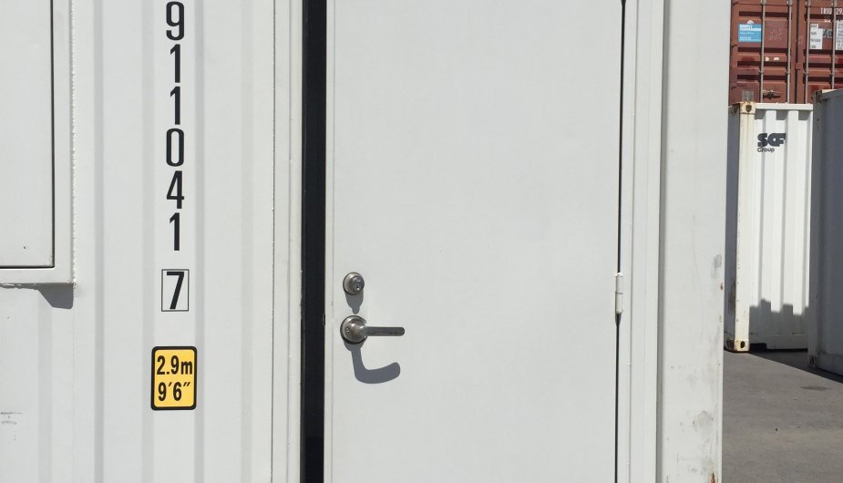 PA Door Installation - Shipping Containers: Personnel Access Doors